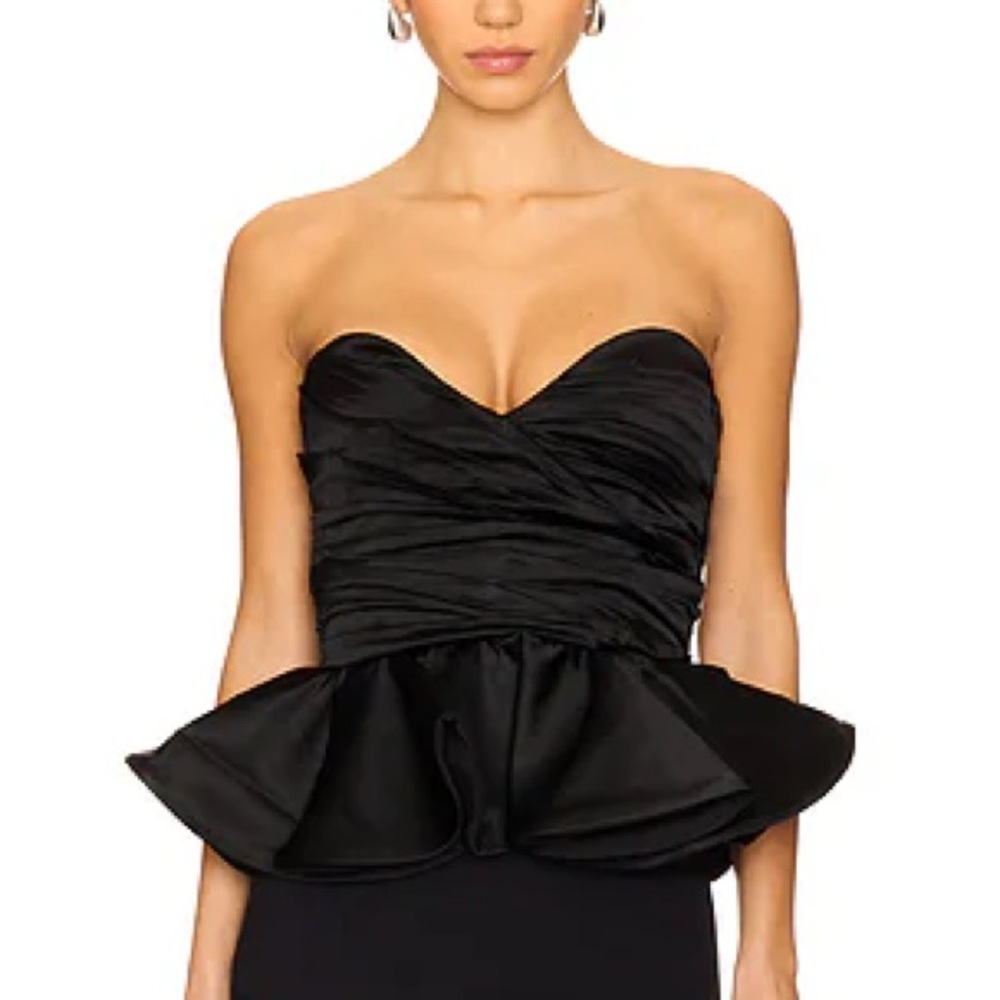 NWT Ronny Kobo Tara Top in Jet Black